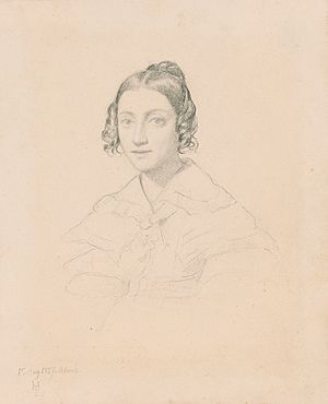 Charlotte Emden Moscheles, by Henri Lehmann