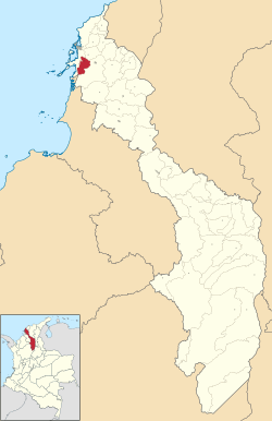 Location of the municipality and town of Turbana, Bolívar in the Bolívar Department of Colombia