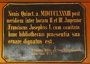 Latin plaque 7 Jul 1883