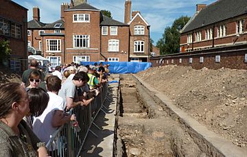 Leicester Greyfriars dig, trench 2