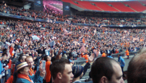 Luton fans at Wembley 2012