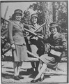 Photograph of Three Marine Corps Women Reservists, Camp Lejeune, North Carolina, 10-16-1943 - NARA - 535876
