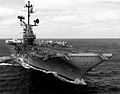 USS Bon Homme Richard (CVA-31) underway in the Gulf of Tonkin on 2 November 1964