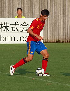 Álvaro Morata, Spain U-19, SBS Cup 2010 in Fujieda, Japan (cropped)