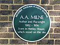 A. A. Milne plaque