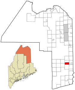 Location of New Limerick, Maine