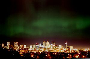 Calgary-Northern lights