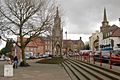 Daventry, High Street and Market Square and market cross (resize)- geograph.org.uk - 1729537