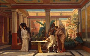 Gustave Boulanger - Theatrical Rehearsal in the House of an Ancient Rome Poet - WGA2930