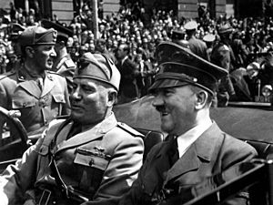 Hitler and Mussolini June 1940