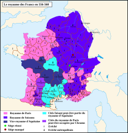 Frankish Real from 556–560