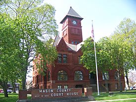 Mason County Courthouse in Ludington