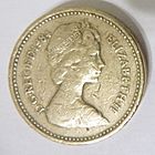 One Pound Anno 1984 reverse