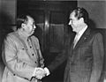 President Richard Nixon and Mao Zedong