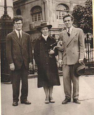Robert Lowell, Jean Stafford and Peter Taylor in 1941