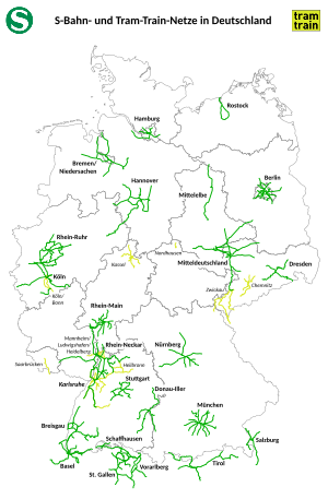 S-Bahnnetze in Deutschland