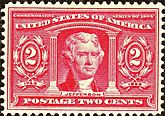 Thomas Jefferson22 Issue of 1904-4c