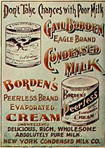 Borden Condensed Milk 1898
