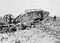 British Mark I male tank Somme 25 September 1916