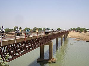 Bridge over the Chari River in the Logone Occidental