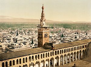Flickr - …trialsanderrors - Minaret of the Bride, Damascus, Holy Land, ca. 1895