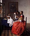Johannes Vermeer - A Lady and Two Gentlemen - WGA24639