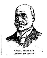 Miguel Morayta, El País, 25 de marzo de 1903