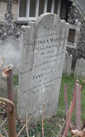 Monument To Sake Deen Mahomed, St Nicholas' Church, Dyke Road, Brighton (IoE Code 480506)
