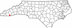 Location of Highlands, North Carolina