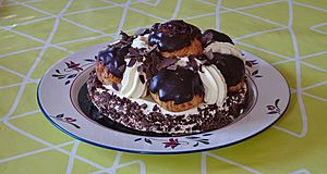 St. Honoré cake with chocolate (DSCF4539).jpg