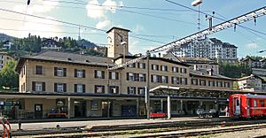 St Moritz train station