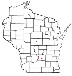 Location of Lowville, Wisconsin