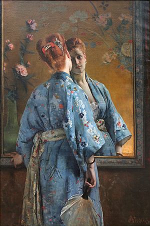 Alfred Stevens - La Parisienne japonaise