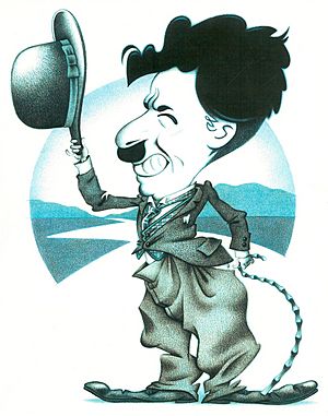 Chaplin caricature