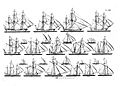 Chapman sammmanställning fartygstyper 1768