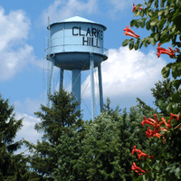 Clarks Hill water tower