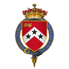 Coat of arms Sir Robert Carr, 1st Earl of Somerset, KG