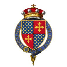 Coat of arms of Sir Robert Willoughby, 1st Baron Willoughby de Broke, KG