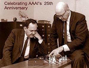 Herbert A. Simon and Allen Newell Chess Match
