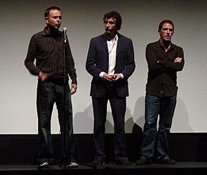 Michael Winterbottom, Steve Coogan, and Rob Brydon-14Sept2005