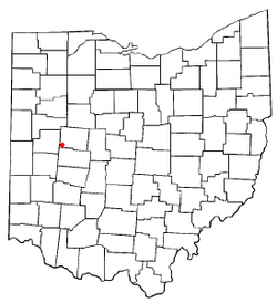 Location of Quincy, Ohio
