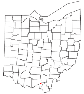 Location of Scioto Furnace, Ohio
