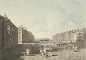 Queen Square, London 1786 by Edward Dayes