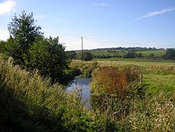 River Churnet, outside Leek, Staffordshire (20 September 2005)