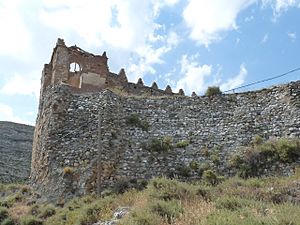 Rueda de Jalón - Castillo - Muralla neoarabe