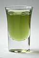 Schnapsglas grüner Chartreuse