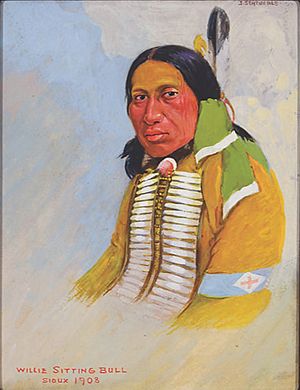William Sitting Bull by Joseph Scheuerle 1908