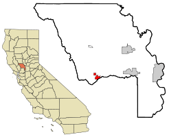 Location in Yolo County and the U.S. state of California