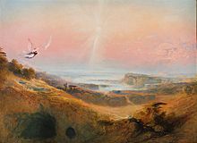 'The Celestial City and the River of Bliss' by John Martin, 1841
