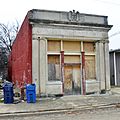 Abandoned bank in Lambert, Mississippi